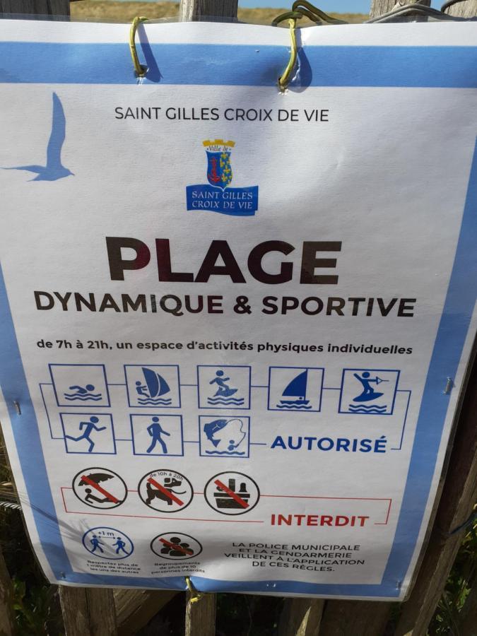 Studio Lumineux Dans La Coulee Verte A Saint Gilles Croix De Vie Ngoại thất bức ảnh